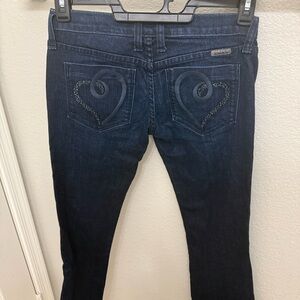 Frankie B. Deep Indigo Boot Cut Jeans